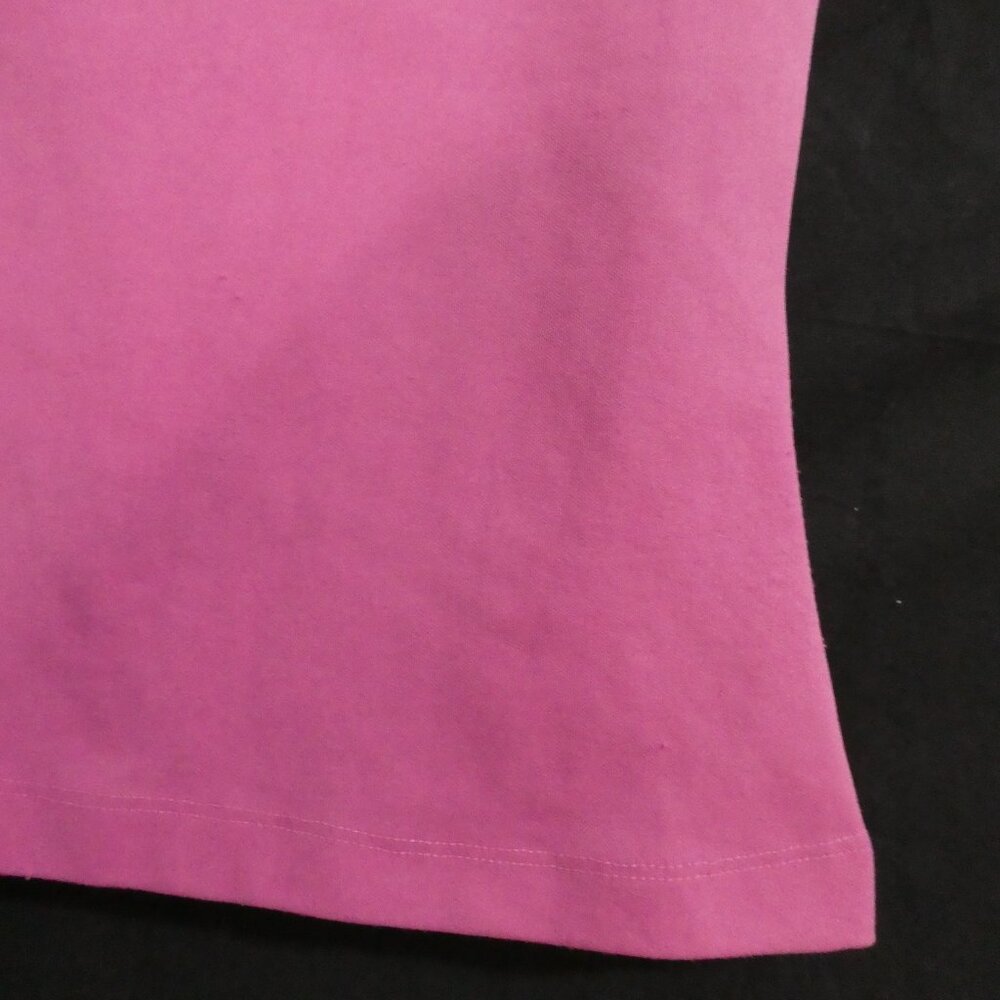 DOLLHOUSE size small Pink Polyester Tank Top Made In The USA With Cat Face Front - Picture 8 of 14